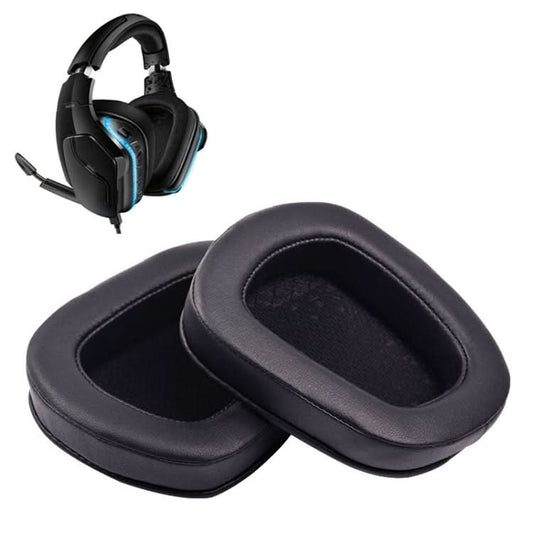 2 PCS For Logitech G633 G933 Sheepskin Earphone Cushion Cover Earmuffs Replacement Earpads