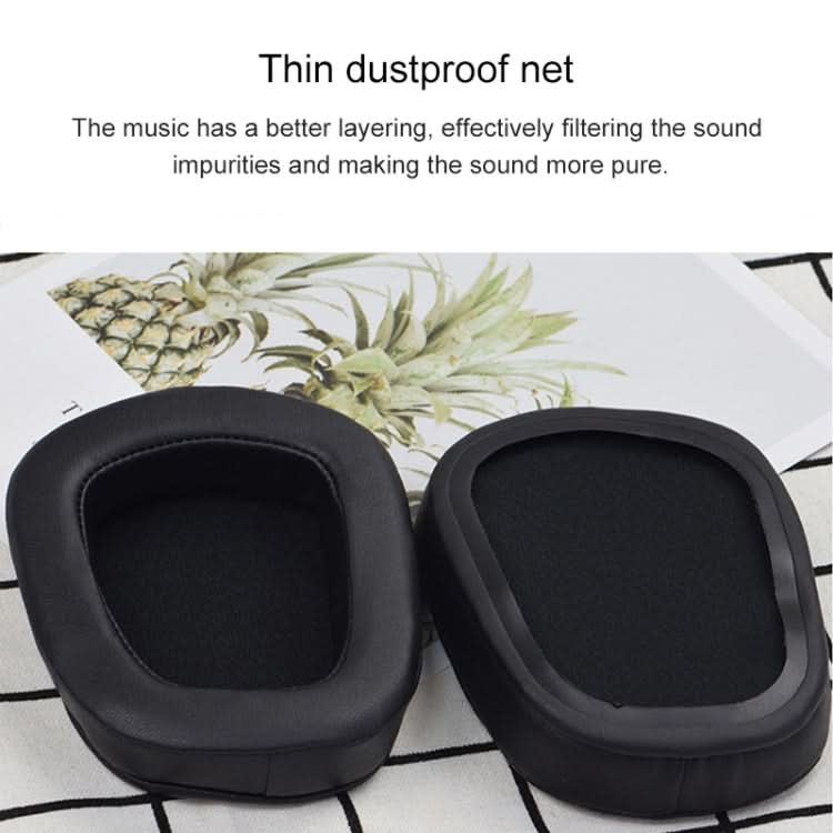 2 PCS For Logitech G633 G933 Sheepskin Earphone Cushion Cover Earmuffs Replacement Earpads