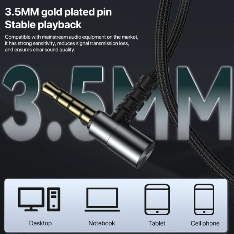 Yesido YH40 3.5mm Plug Wired HiFi Sound Music Earphones with Mic