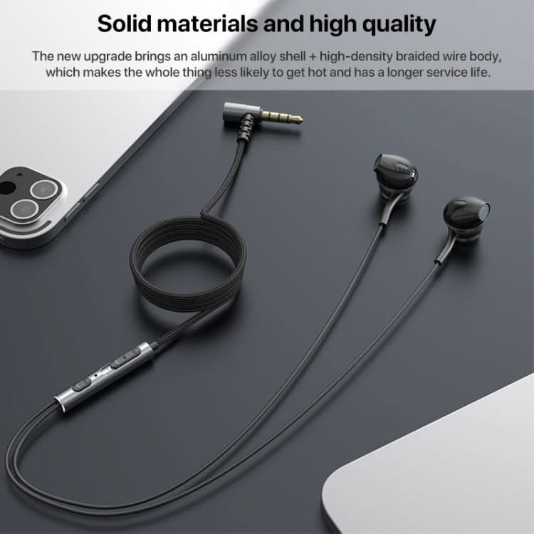 Yesido YH40 3.5mm Plug Wired HiFi Sound Music Earphones with Mic