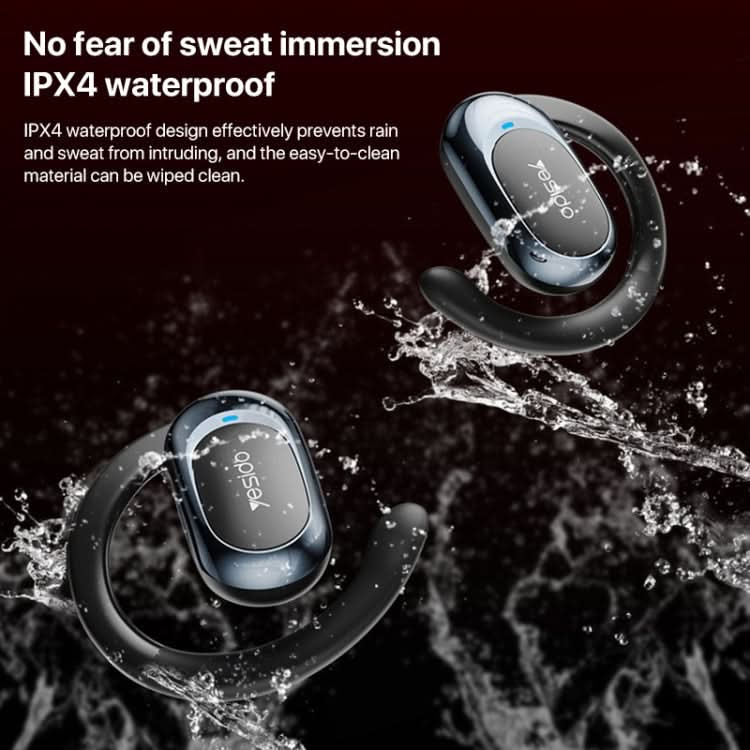 Yesido YSP13 Air Conduction Bluetooth 5.3 Wireless Ear Hook Earphone