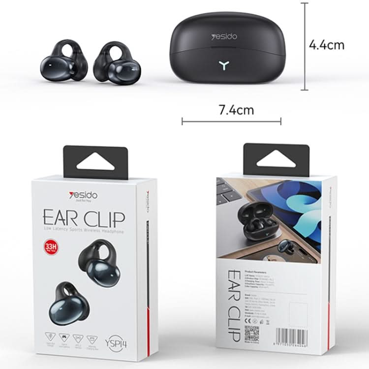 Yesido YSP14 Air Conduction Bluetooth 5.3 Wireless Ear Clip Earphone