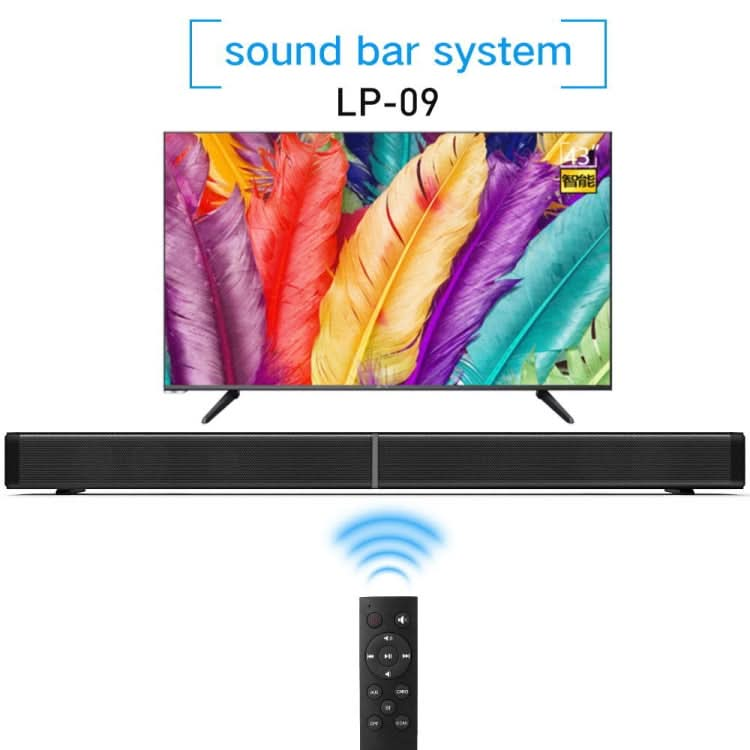 Soundbar LP-09 (CE0148) Home Theater Bluetooth Wireless Sound Bar Speaker with Remote Control