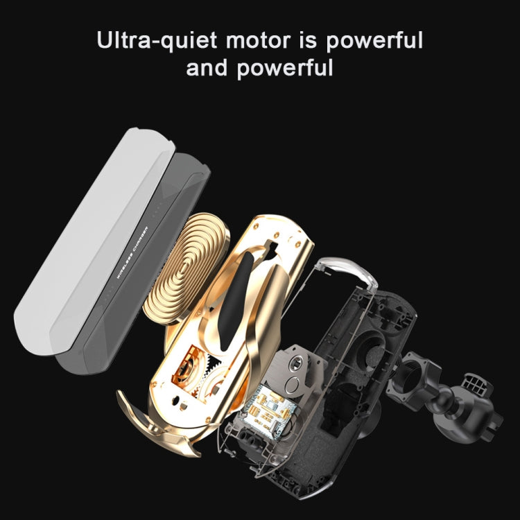 Q2 15W Universal Rotation Infrared Induction Magnetic Car Wireless Charging Mobile Phone Holder with Micro USB + 8 Pin + Type-C / USB-C Magnetic Connector ÎҵÄÉ̵ê