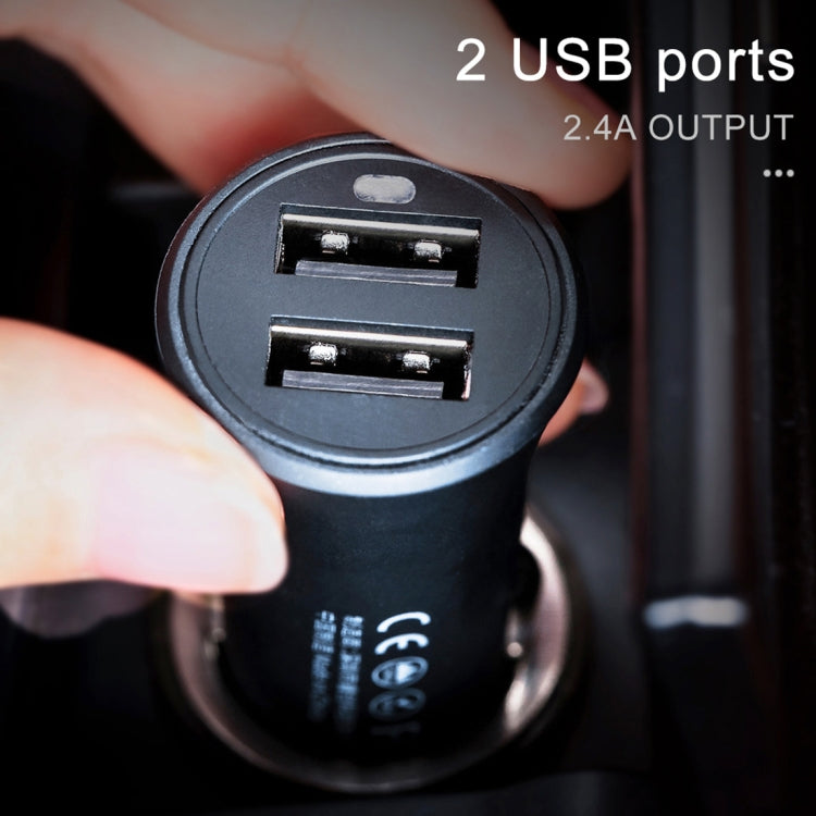 WK WP-C13 2.4A Warpath Dual USB Car Charger with USB to 8 Pin / Micro USB / Type-C Data Cable ÎҵÄÉ̵ê