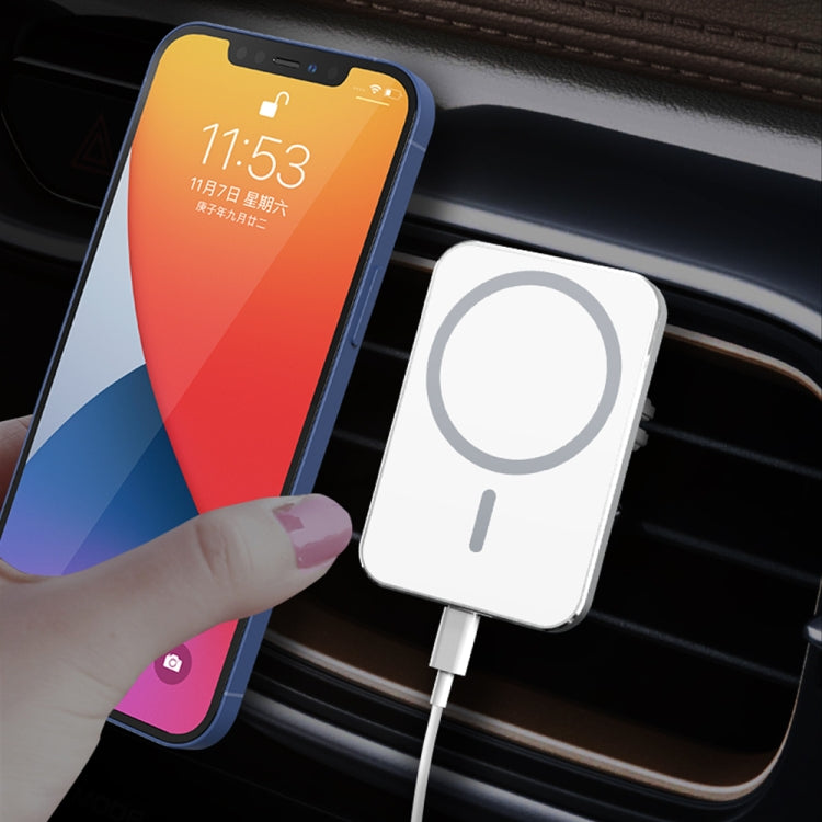 X16 Magsafe Car Air Outlet Vent Mount Clamp Holder 15W Fast Charging Qi Magnetic Wireless Charger ÎҵÄÉ̵ê