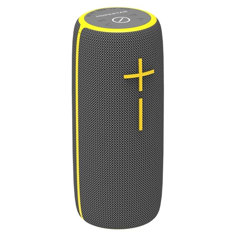 HOPESTAR P21 TWS Portable Outdoor Waterproof Woven Textured Bluetooth Speaker, Support Hands-free Call & U Disk & TF Card & 3.5mm AUX & FM