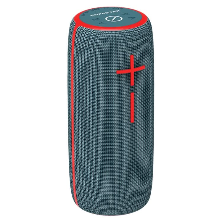 HOPESTAR P21 TWS Portable Outdoor Waterproof Woven Textured Bluetooth Speaker, Support Hands-free Call & U Disk & TF Card & 3.5mm AUX & FM