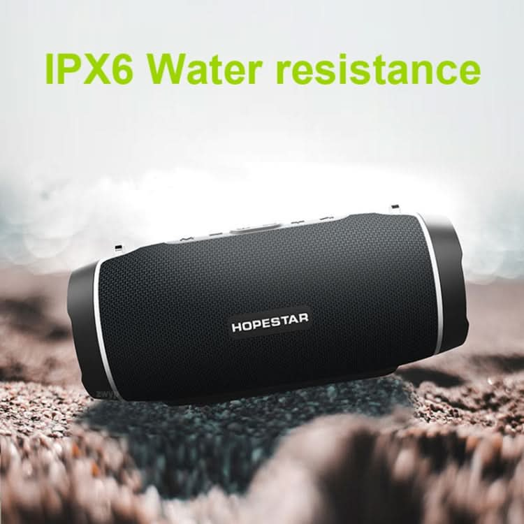 HOPESTAR H45 PARTY Portable Outdoor Waterproof Bluetooth Speaker, Support Hands-free Call & U Disk & TF Card & 3.5mm AUX & FM