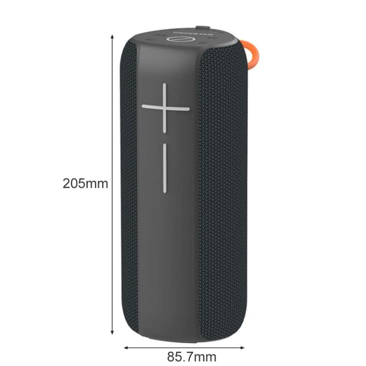 HOPESTAR P14 Pro Portable Outdoor Waterproof Wireless Bluetooth Speaker, Support Hands-free Call & U Disk & TF Card & 3.5mm AUX & FM