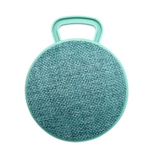 A01L Cloth Texture Round Portable Mini Bluetooth Speaker, Support Hands-free Call & TF Card