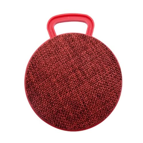 A01L Cloth Texture Round Portable Mini Bluetooth Speaker, Support Hands-free Call & TF Card