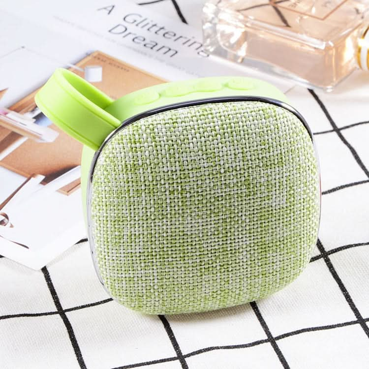 X25new Cloth Texture Square Portable Mini Bluetooth Speaker, Support Hands-free Call & TF Card & AUX