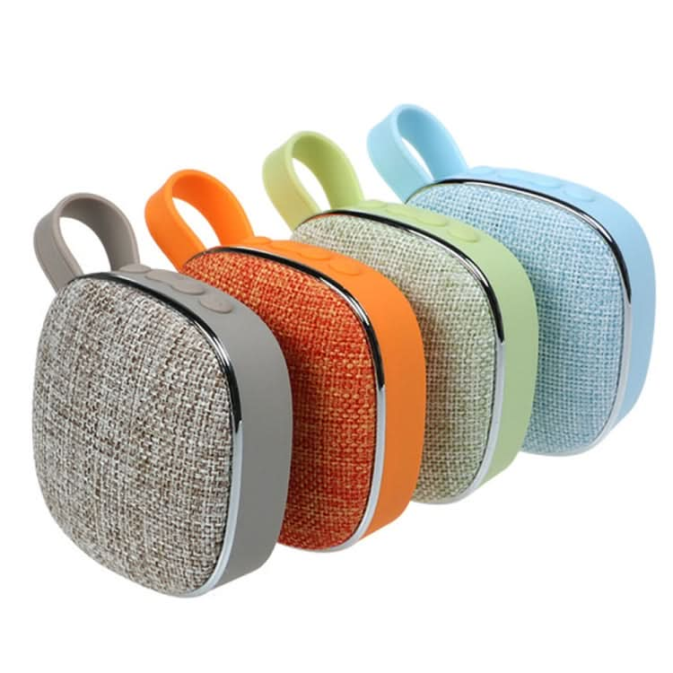 X25new Cloth Texture Square Portable Mini Bluetooth Speaker, Support Hands-free Call & TF Card & AUX