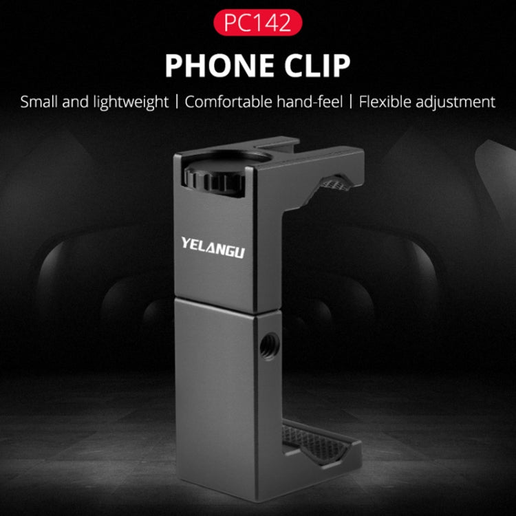 YELANGU PC142 Knob Style Phone Holder Bracket with Cold Shoe Base Mount My Store