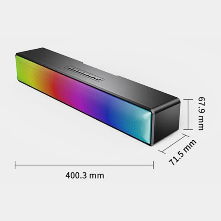 Multifunctional RGB Colorful Light Computer Bluetooth Speaker