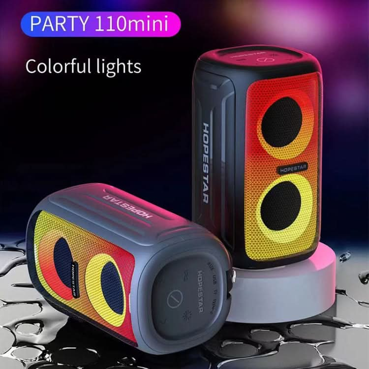 HOPESTAR Party 110 Mini Colorful Lights Wireless Bluetooth Speaker