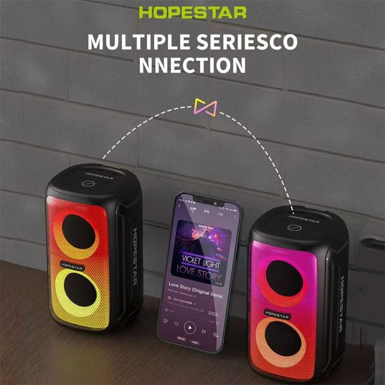 HOPESTAR Party 110 Mini Colorful Lights Wireless Bluetooth Speaker