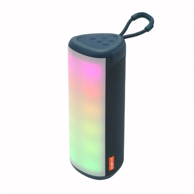 T&G TG357 Portable Wireless Bluetooth Speaker Outdoor Subwoofer with RGB Colorful Light & TWS