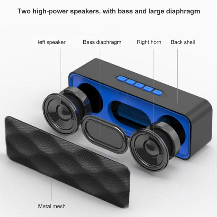 SC211 Pro Outdoor Multi-function Card Wireless Bluetooth Speaker Standard Edition