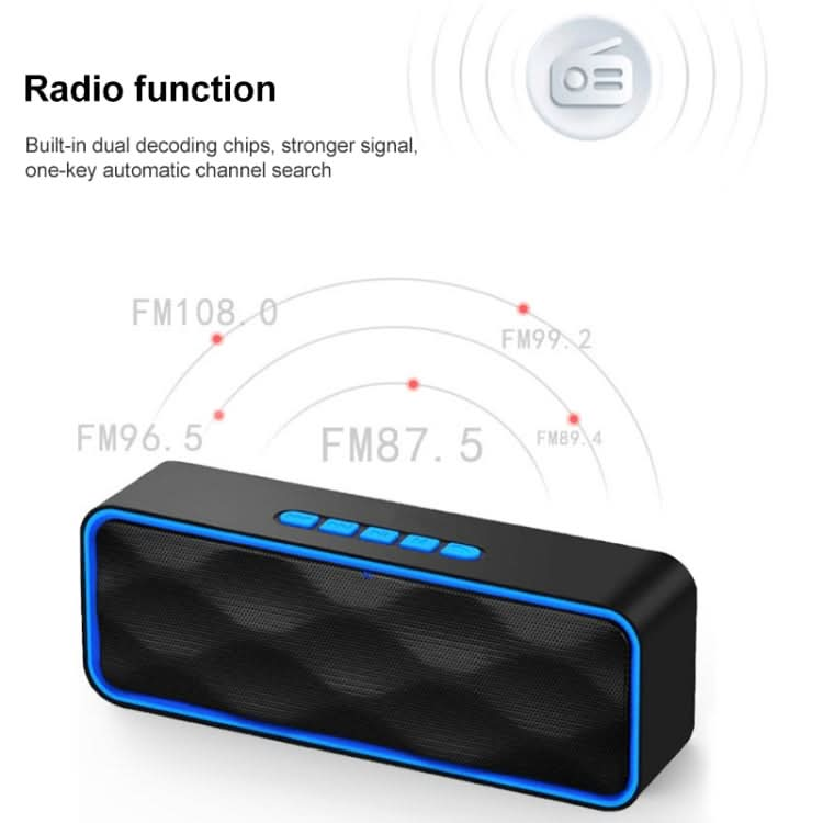 SC211 Pro Outdoor Multi-function Card Wireless Bluetooth Speaker Standard Edition