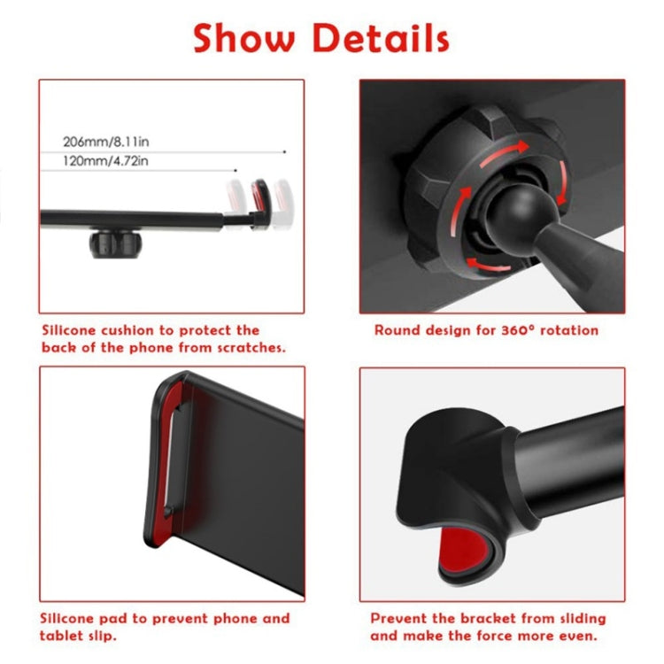 CHZ-06 Retractable Car Backrest Holder for 7-14 inch Mobile Phones / Tablets ÎҵÄÉ̵ê