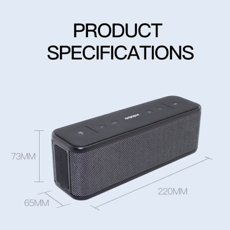 XDOBO Gentelman 1992 IPX7 Waterproof Portable TWS Wireless Bluetooth Speaker