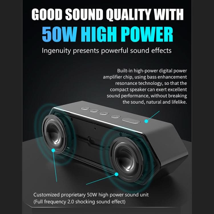 XDOBO Nirvana Gaming Portable Wireless Bluetooth Speaker Desktop Subwoofer