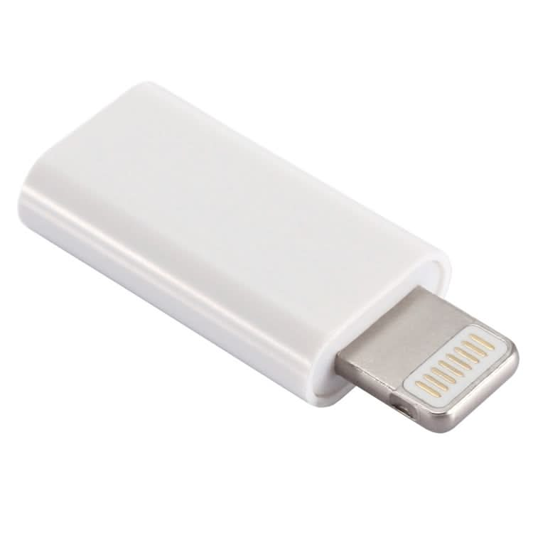 ENKAY Hat-Prince HC-6 Mini ABS USB-C / Type-C 3.1 to 8 Pin Port Connector Adapter(White)