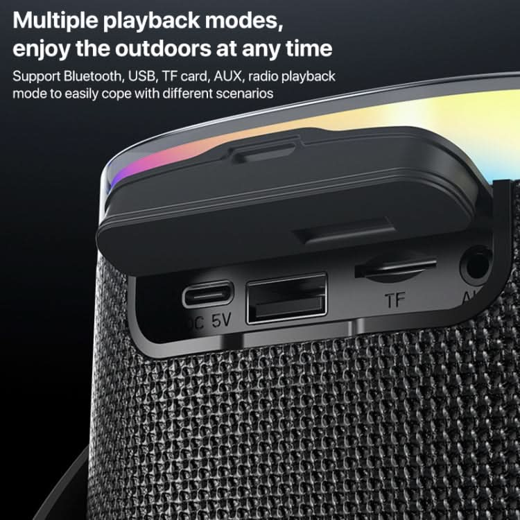 Yesido YSW25 8W RGB mini Portable Outdoor Bluetooth Speaker