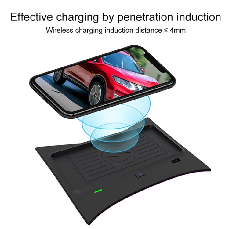 Car Fast Charging Wireless Charger for Nissan X-Trail 2014-2021 / Qashqai 2016-2018, Left Driving ÎҵÄÉ̵ê