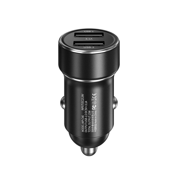 WK WP-C46 Staroad Series Vieyie 15W Dual-USB Car Charger