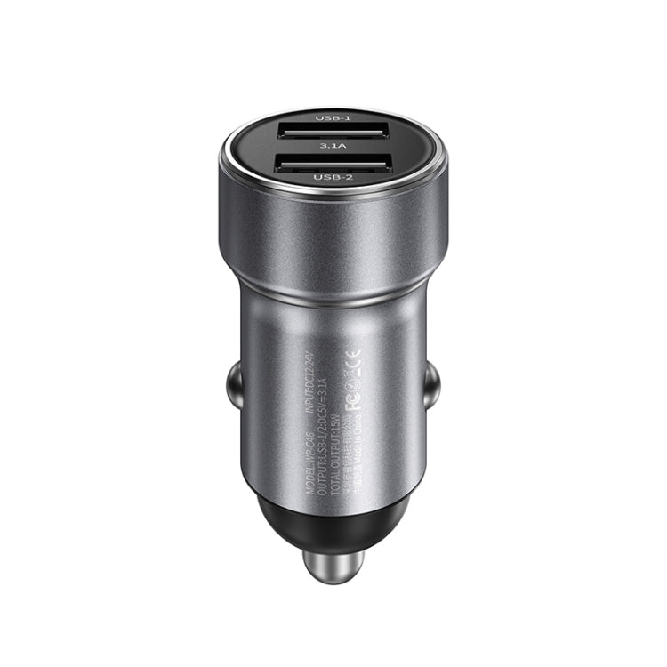 WK WP-C46 Staroad Series Vieyie 15W Dual-USB Car Charger