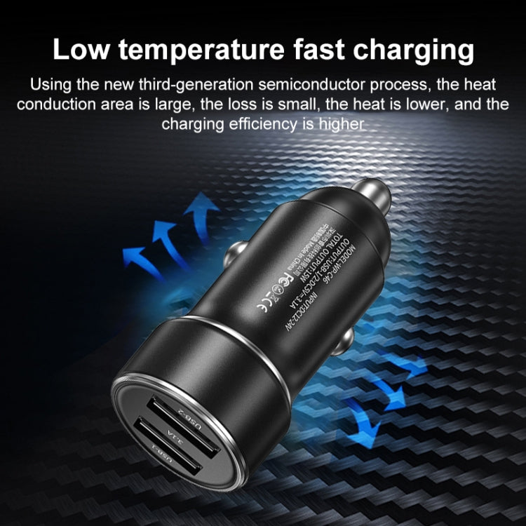 WK WP-C46 Staroad Series Vieyie 15W Dual-USB Car Charger