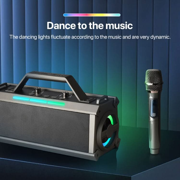 L202 Portable Outdoor Wireless Bluetooth Speaker Home Karaoke Speaker