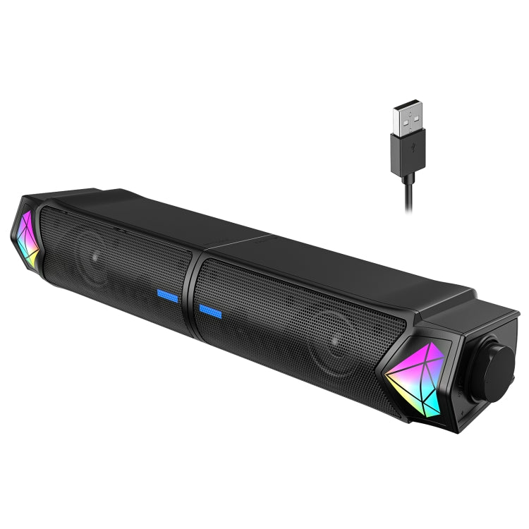 L1 Outdoor Portable RGB Light USB Bluetooth Wireless Speaker with Mic