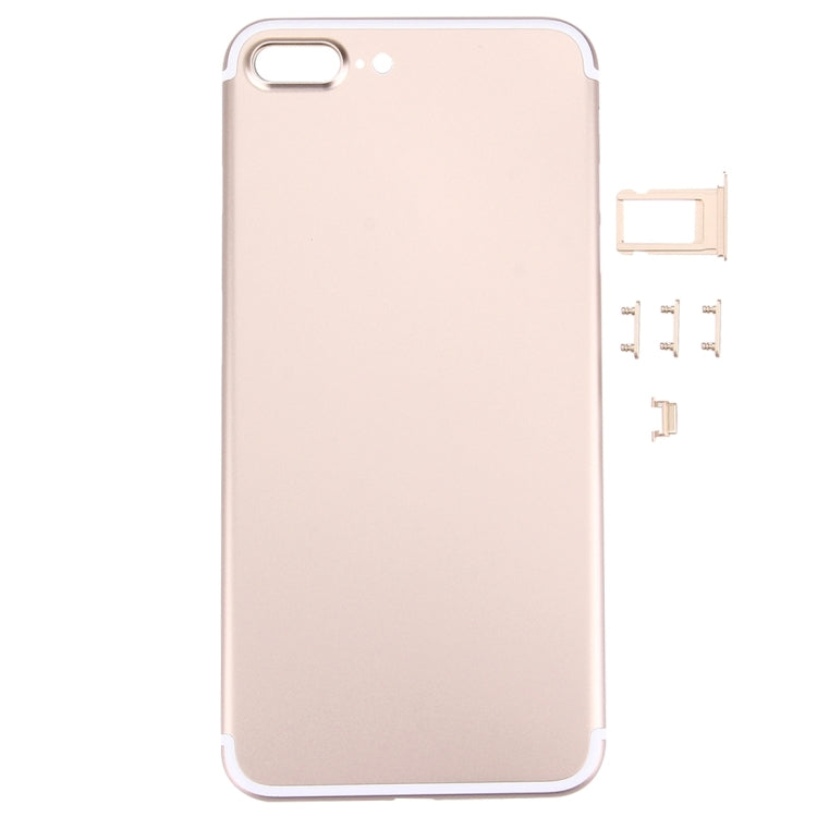 5 in 1 for iPhone 7 Plus (Back Cover + Card Tray + Volume Control Key + Power Button + Mute Switch Vibrator Key) Full Assembly Housing Cover