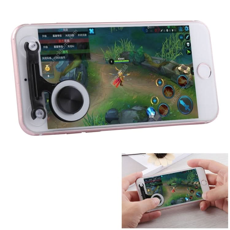 Q9 Direct Mobile Games Joystick Artifact Hand Travel Button Sucker for iPhone, Android Phone, Tablet