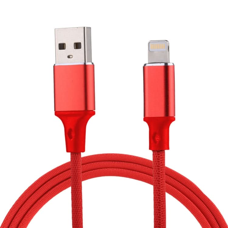 1m 2A USB to 8 Pin Nylon Weave Style Data Sync Charging Cable