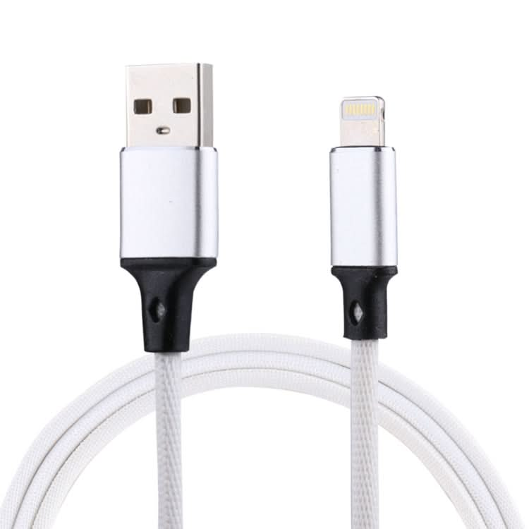 1m 2A USB to 8 Pin Nylon Weave Style Data Sync Charging Cable