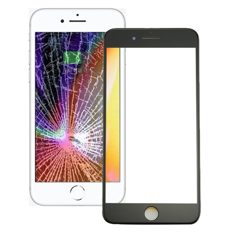 Front Screen Outer Glass Lens with Front LCD Screen Bezel Frame for iPhone 8 My Store