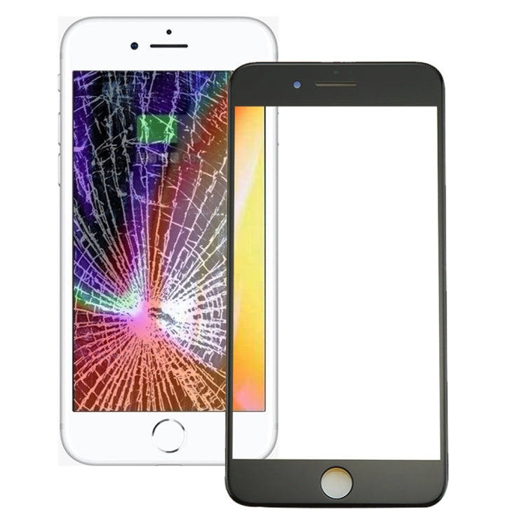 Front Screen Outer Glass Lens with Front LCD Screen Bezel Frame & OCA Optically Clear Adhesive for iPhone 8 My Store