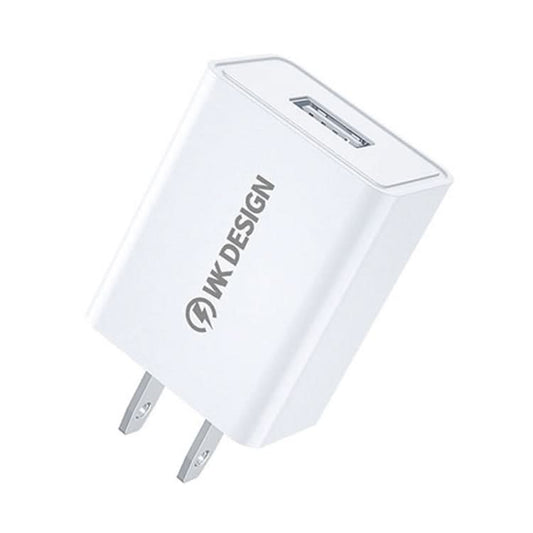 WK WP-U118 10W Single USB Port Travel Charger Power Adapter, US Plug