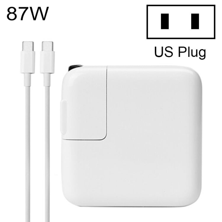 87W Type-C Power Adapter Portable Charger with 1.8m Type-C Charging Cable, US Plug My Store