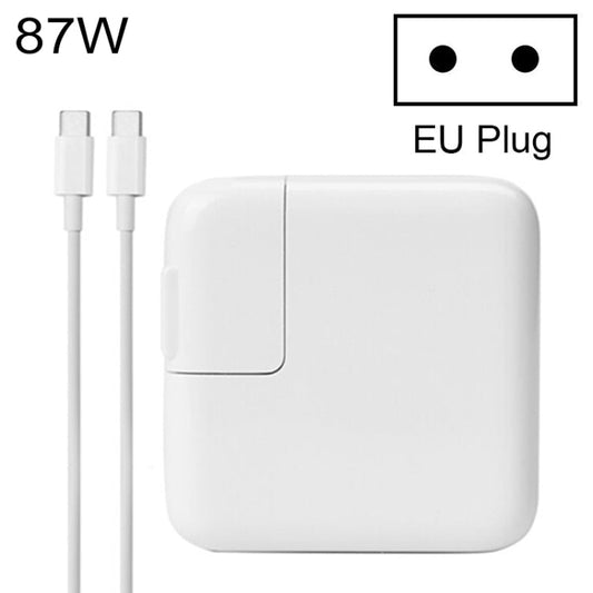 87W Type-C Power Adapter Portable Charger with 1.8m Type-C Charging Cable, EU Plug My Store