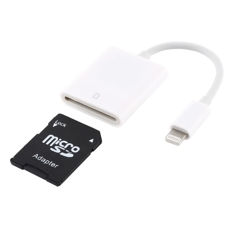 NK105 8 Pin to SD Card Camera Reader Adapter, Compatible with IOS 9.1 and Above Systems