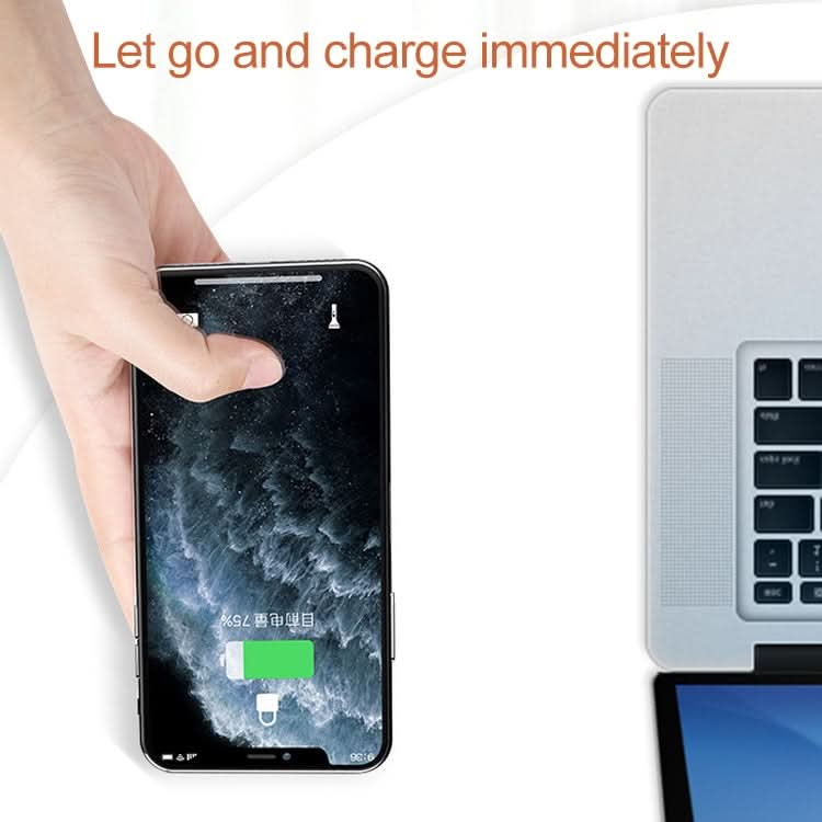 10W Portable Suction Cup Mobile Phone Fast Charging Wireless Charger, Length: 1.5m