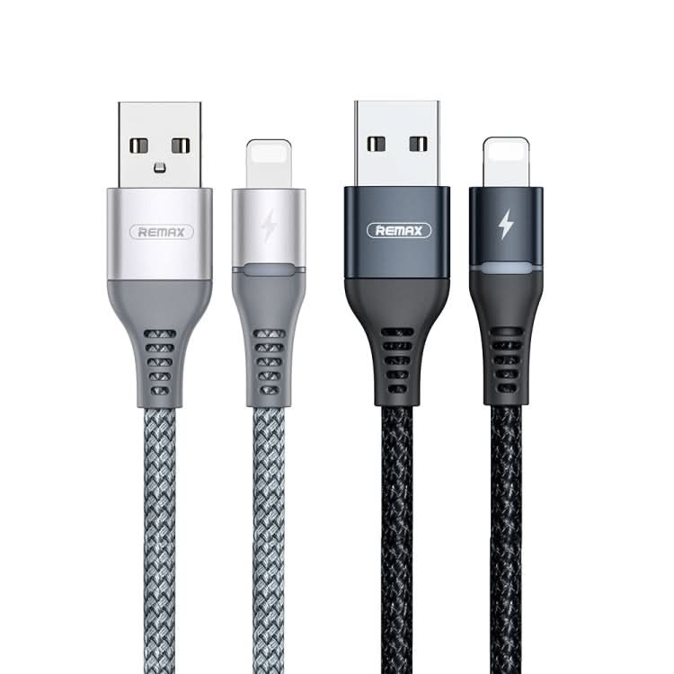 REMAX RC-152I 1m 2.4A USB to 8 Pin Colorful Breathing Data Cable