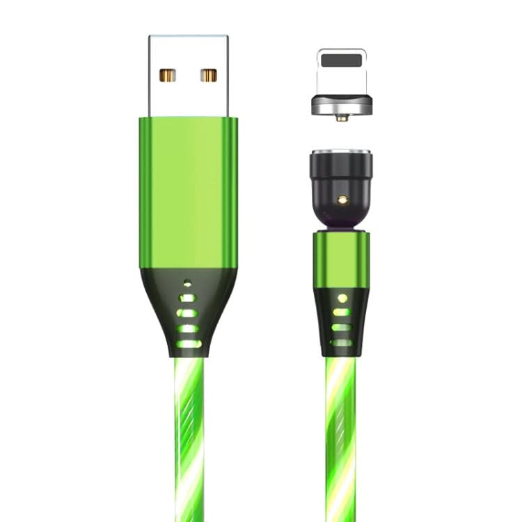 2.4A USB to 8 Pin 540 Degree Bendable Streamer Magnetic Data Cable, Cable Length: 1m