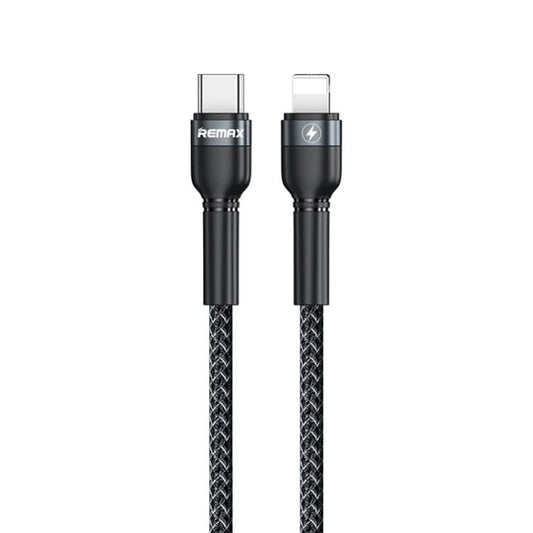 REMAX RC-171 Jany Series 1m PD20W USB to 8 Pin Aluminum Alloy Braid Fast Charging Data Cable